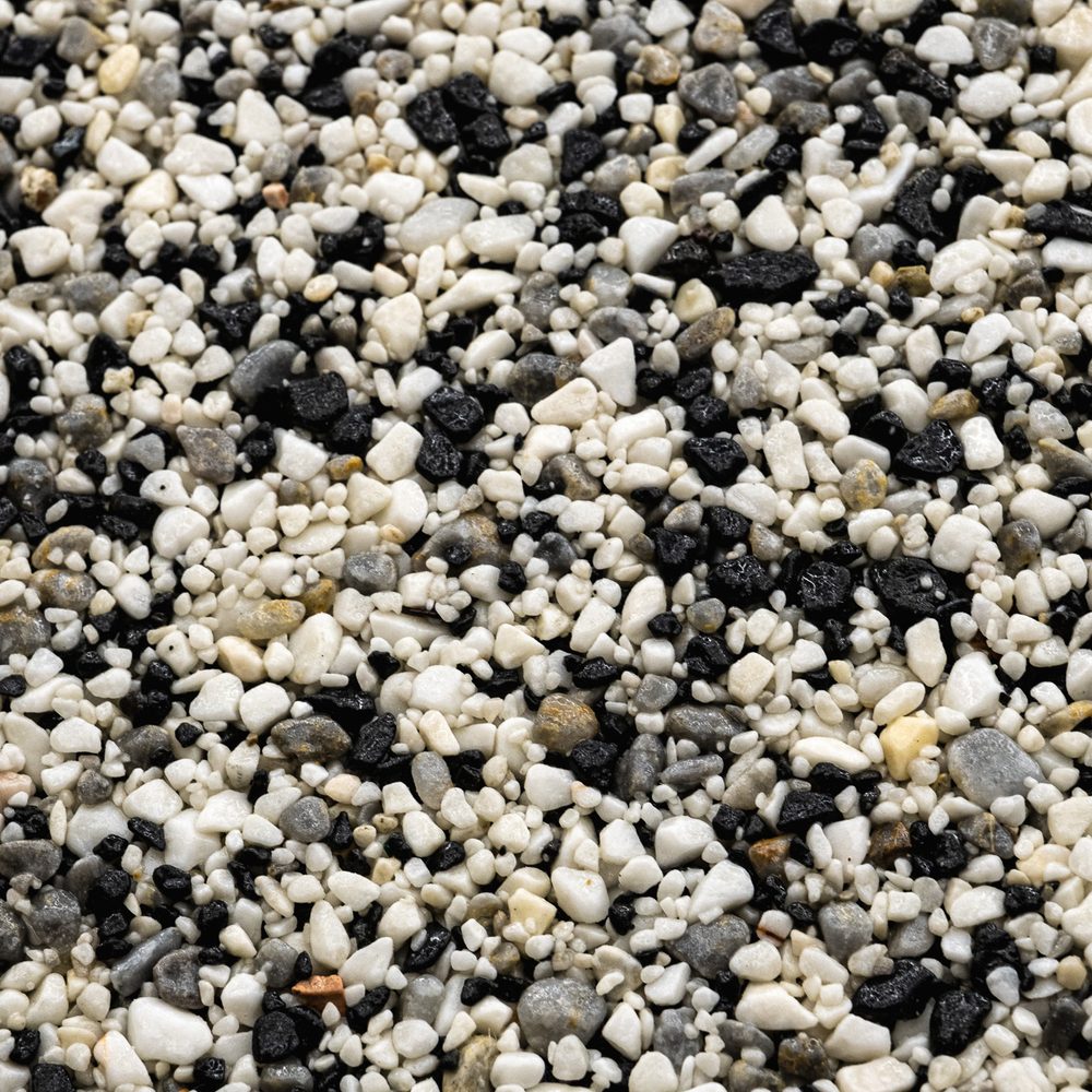 MONACO natural aggregate sample, close-up texture