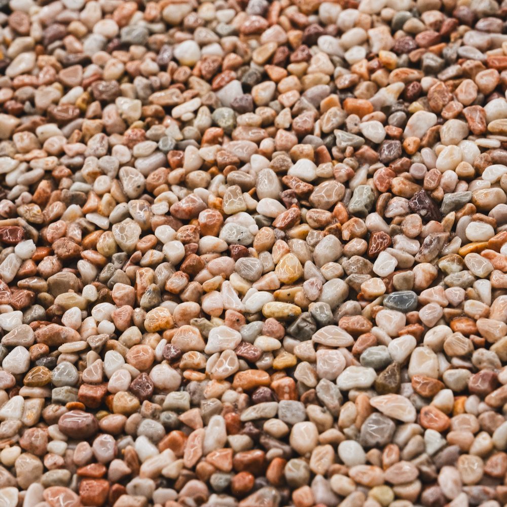 SORRENTO natural aggregate sample, close-up texture